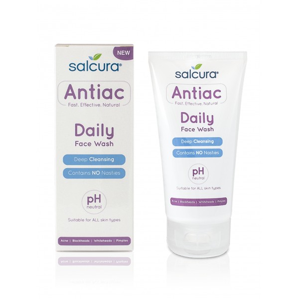 Gel de curatare ten cu acnee, cosuri, puncte albe sau negre, toate tipurile de ten, Salcura Antiac  150 ml  Curățare și Tonifiere Salcura Natural Skin Therapy