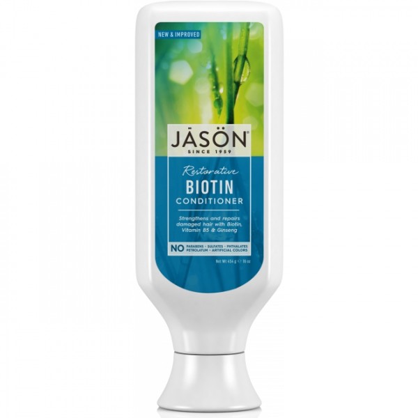 Balsam de par Biotin pentru intarire fire despicate 454 ml Jason  Balsam Jason
