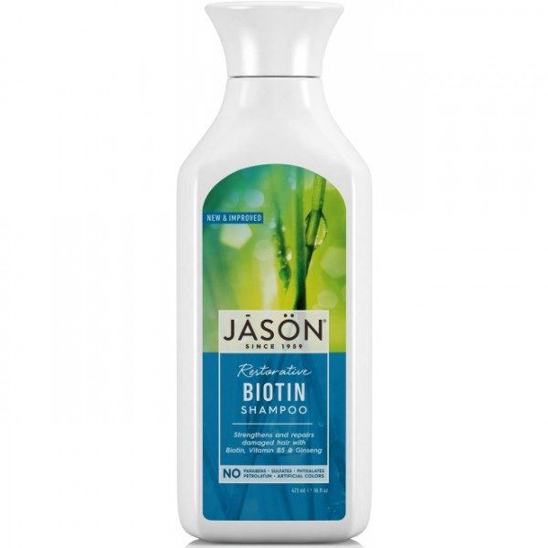 Sampon Biotin pentru intarire fire despicate 473 ml Jason  Șampon Jason