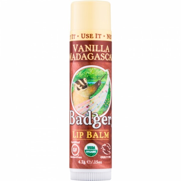 Balsam de buze Vanilla Madagascar 4.2 g Badger  Cosmetice Bio Buze Badger