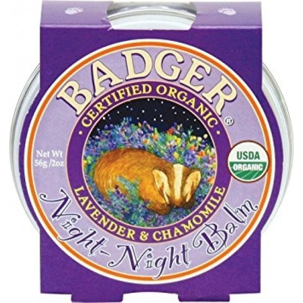 Mini balsam pentru un somn linistit Night-Night Baby pentru copii 21 g Badger  Produse Naturale Diverse Badger