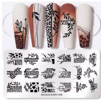 Matrita metalica stampila unghii Nicole Diary 296